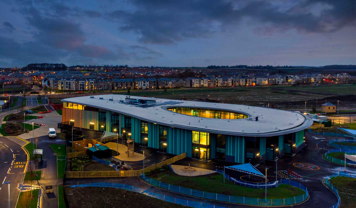 Wintringham-Primary Academy illuminated