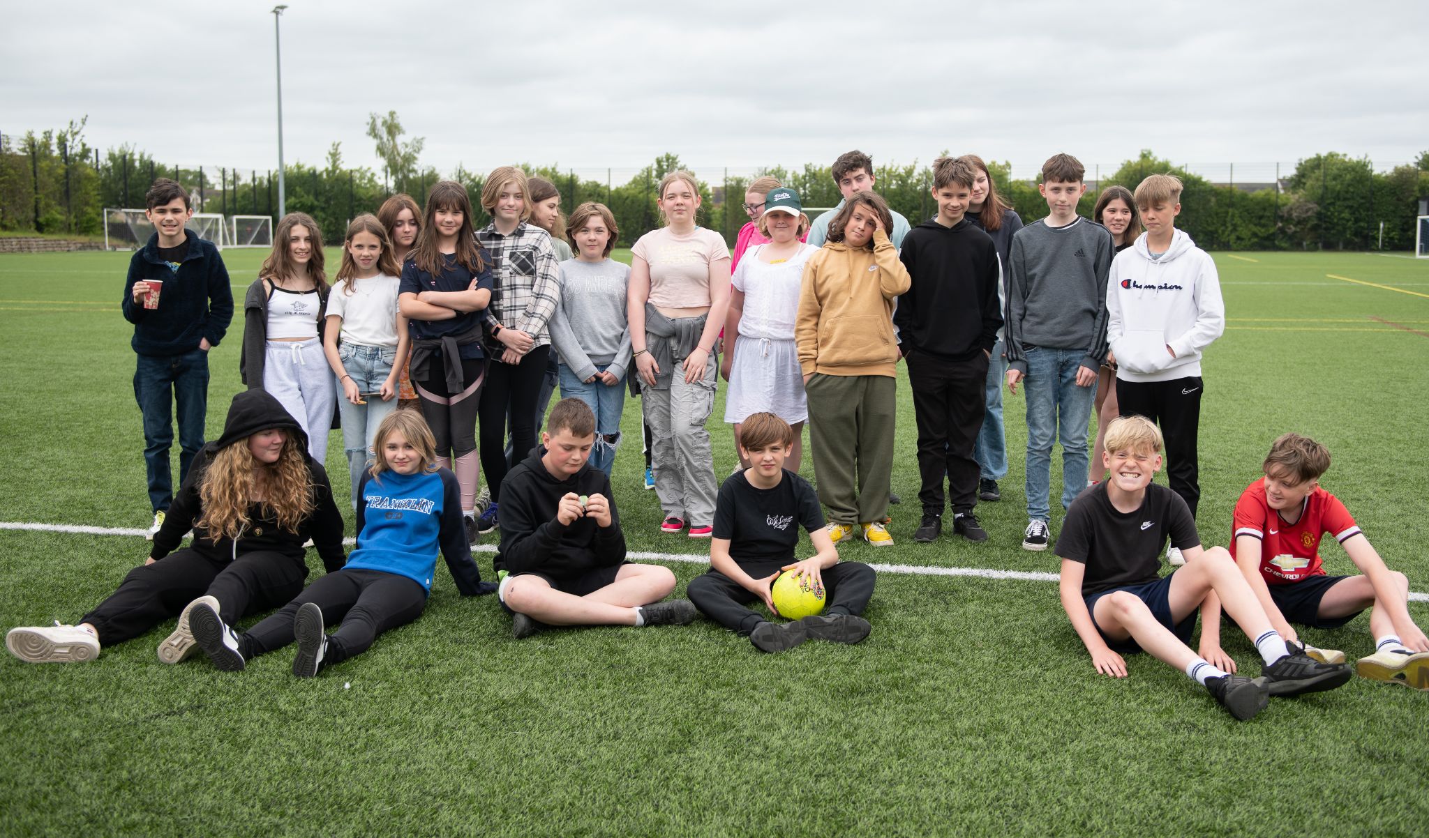 Outdoor fitness on the astro pitch