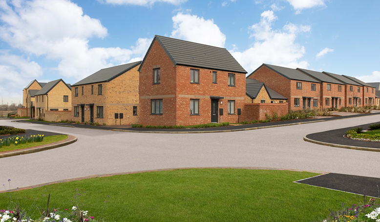 Barratt homes at Wintringham St Neots