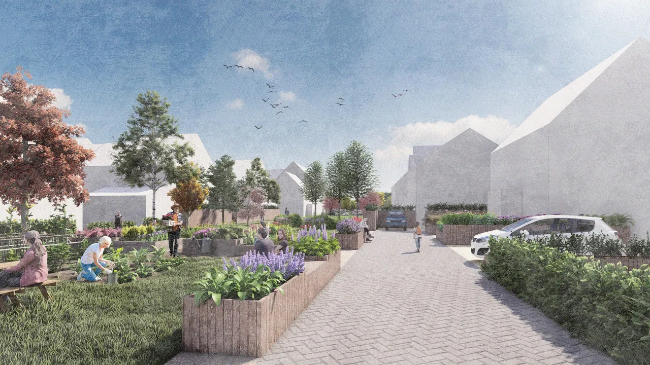 Illustrative View of Eastern Gateway at Wintringham