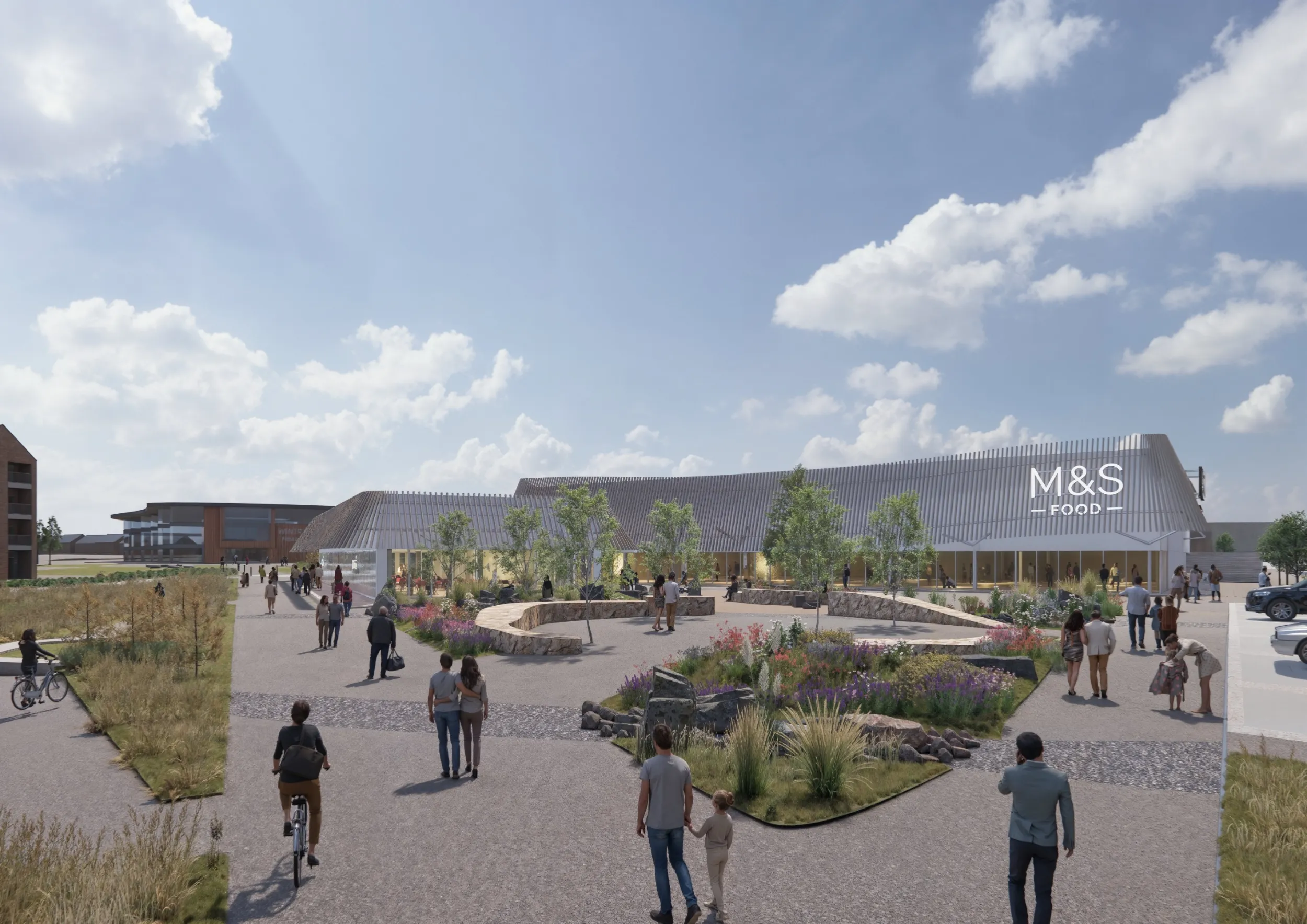View of M&S Food