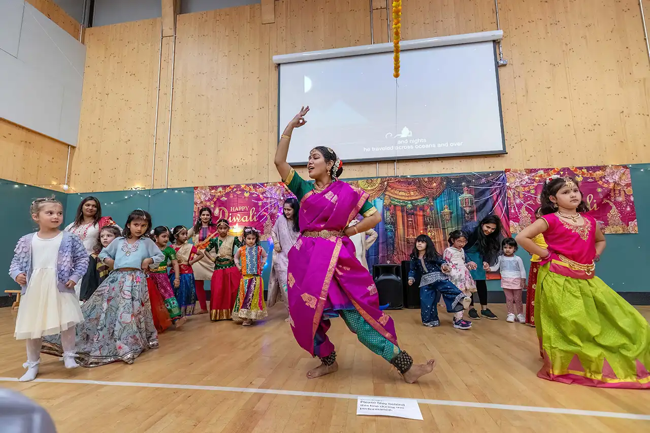 Diwali dancing