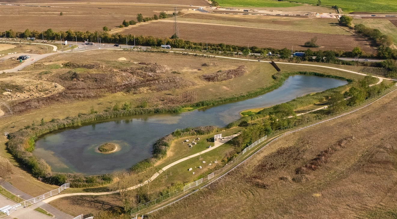 Aerial view of Wintringham Lake 3