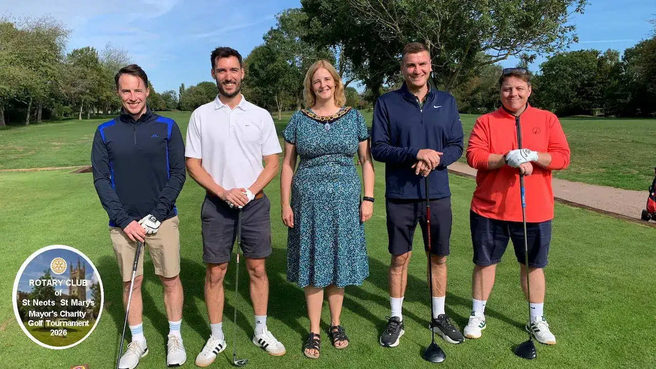 Wintringham supports St Neots Mayor’s Charity Golf Day
